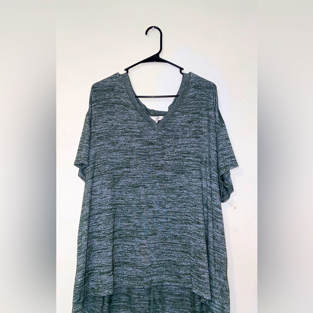 Olive Green Casual Top size 2X.